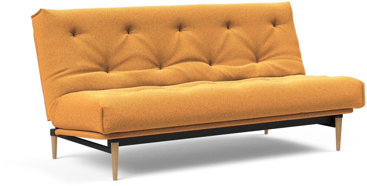 Erleben Sie das Colpus Bettsofa 140 Nordic Spring von Innovation Living – eine perfekte Kombination aus modernem Stil und optimalem Schlafkomfort.