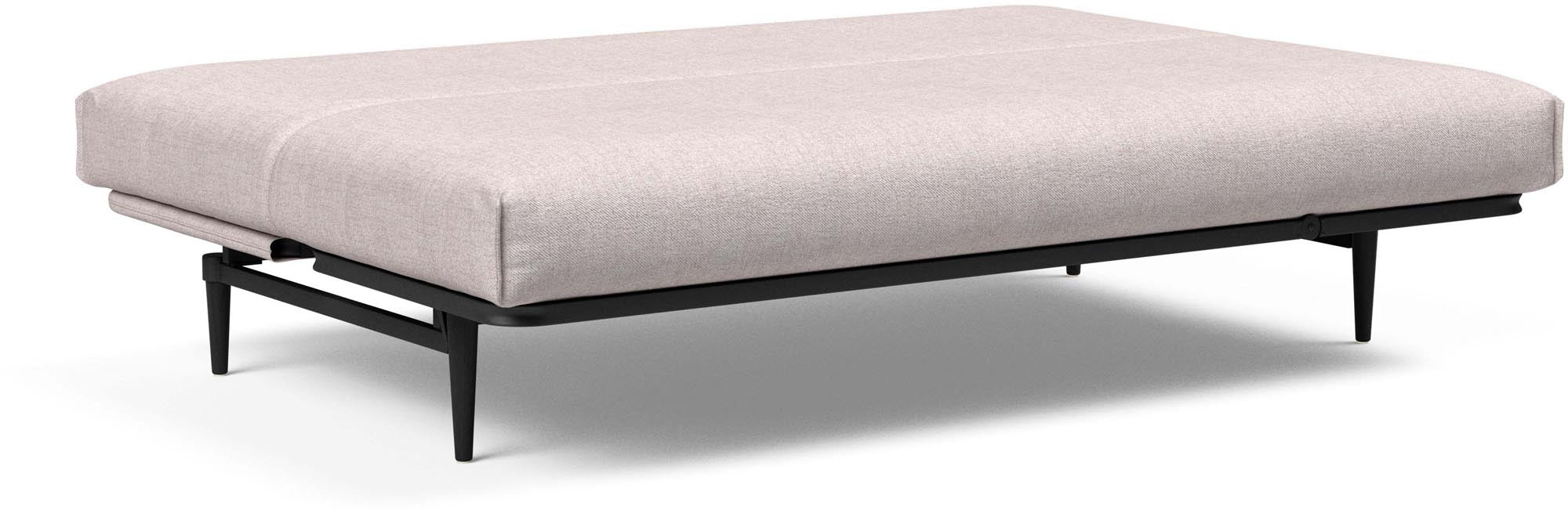 Erleben Sie das Colpus Bettsofa 140 Nordic Cover in Eiche schwarz – stilvolles Design, langlebige Materialien und anpassbare Matratzen für optimalen Komfort.