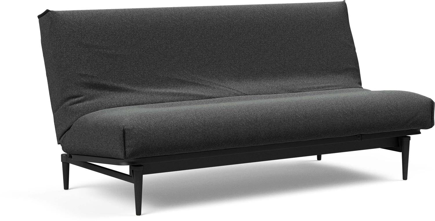 Erleben Sie das Colpus Bettsofa 140 mit elegantem Nordic Cover in Eiche schwarz – ideal für modernes Wohnen und entspannte Schlafmomente.