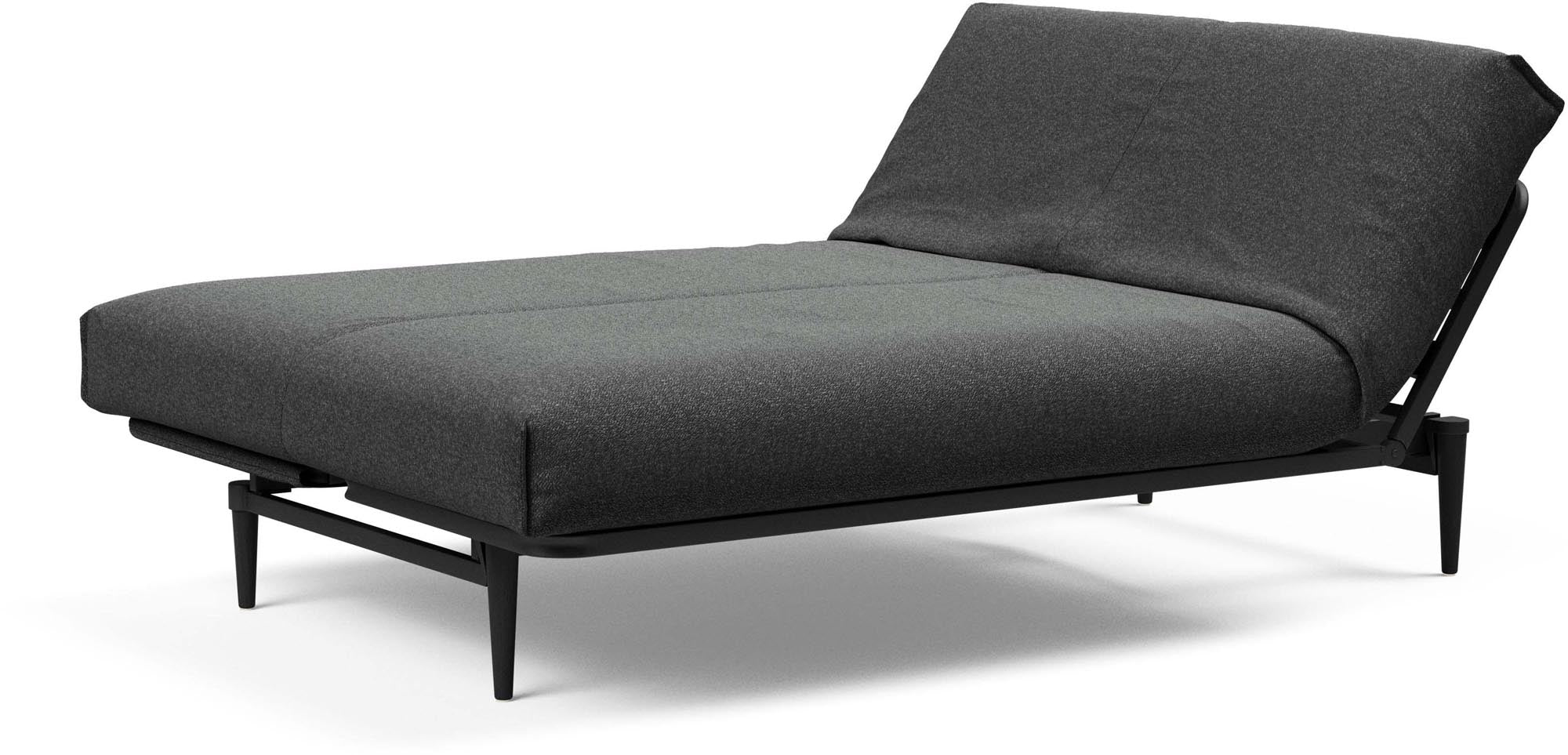 Entdecken Sie das Colpus Bettsofa 140 Nordic Cover in Eiche schwarz – stilvolles Design trifft auf Funktionalität und hohen Schlafkomfort.