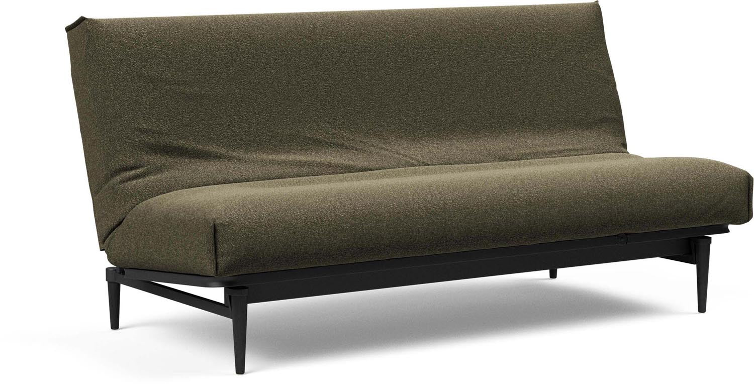 Erleben Sie das Colpus Bettsofa 140 mit elegantem Nordic Cover in Eiche schwarz – ideal für modernes Wohnen und entspannte Schlafmomente.