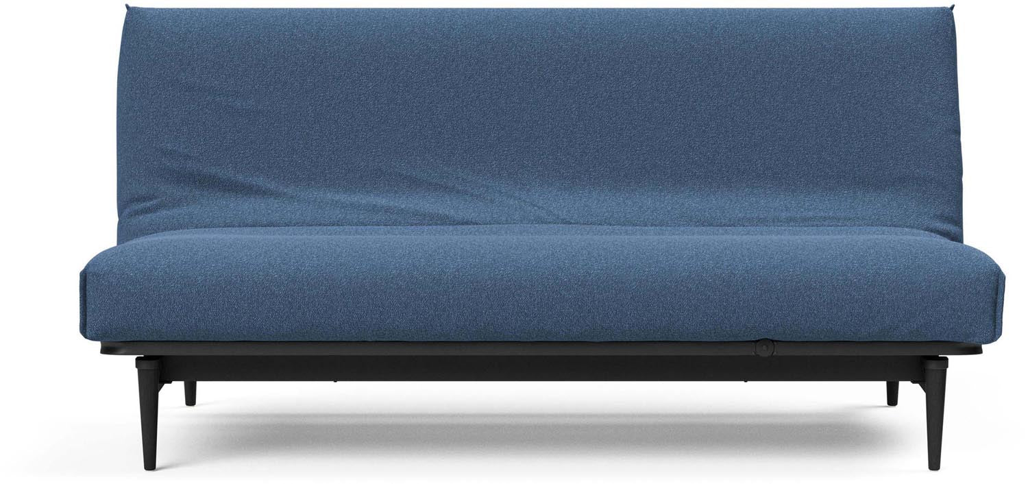 Entdecken Sie das stilvolle Colpus Bettsofa 140 in Eiche schwarz mit Nordic Cover – perfekt für zeitgemässe Einrichtung und gemütliche Nächte.