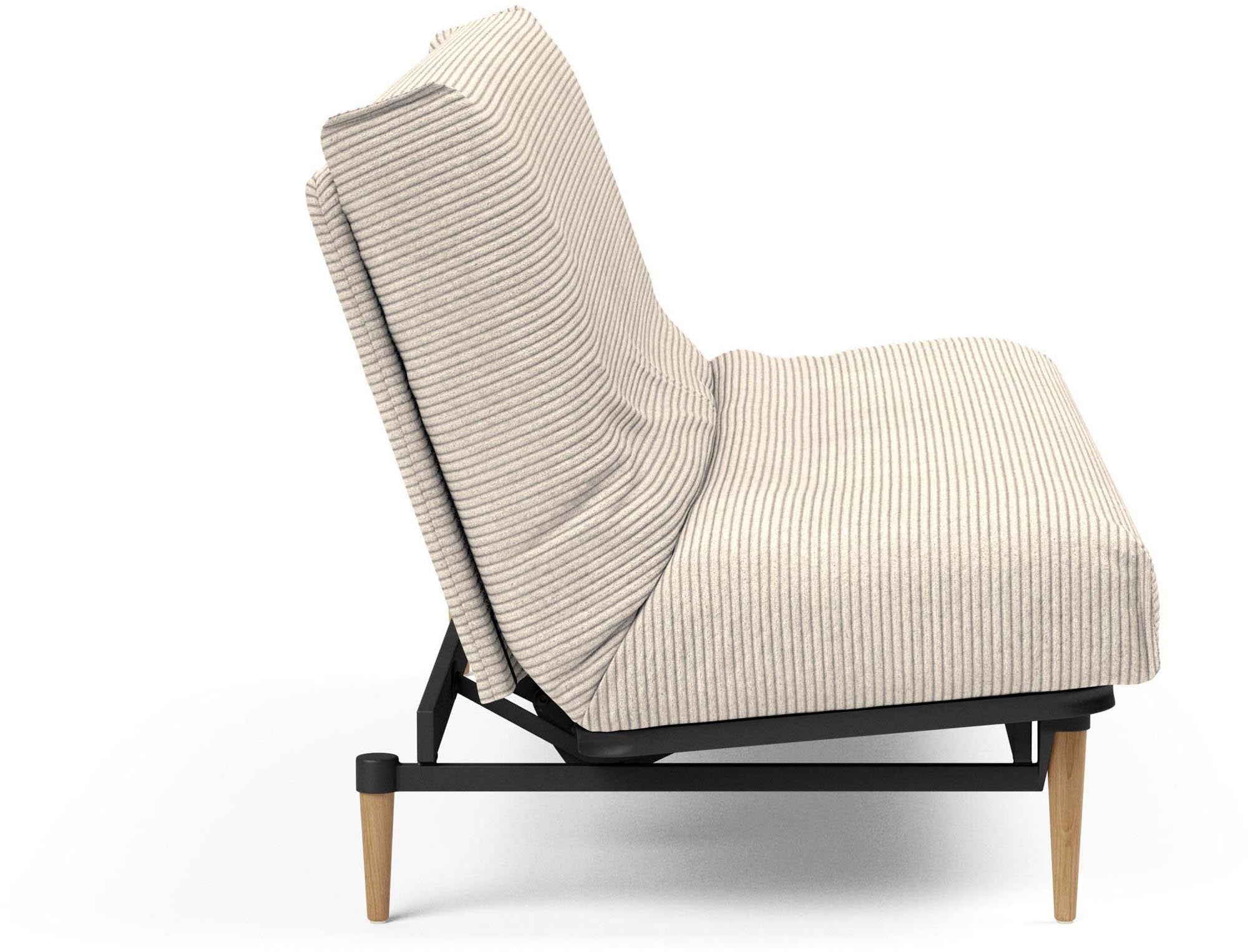 Erleben Sie das Colpus Bettsofa 140 von Innovation Living mit Nordic Cover – eine perfekte Kombination aus modernem Stil und vielseitiger Funktionalität!