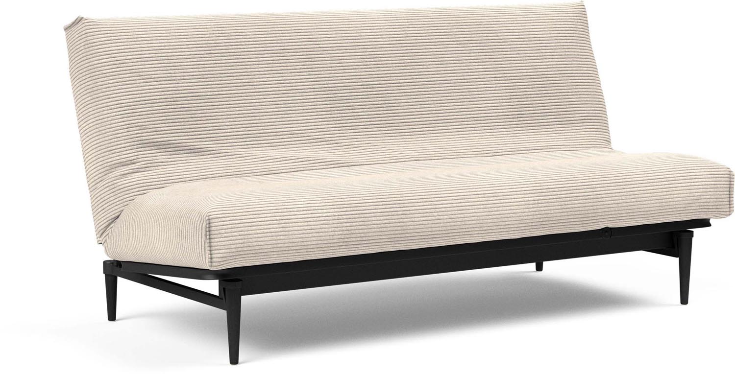 Erleben Sie das Colpus Bettsofa 140 mit elegantem Nordic Cover in Eiche schwarz – ideal für modernes Wohnen und entspannte Schlafmomente.