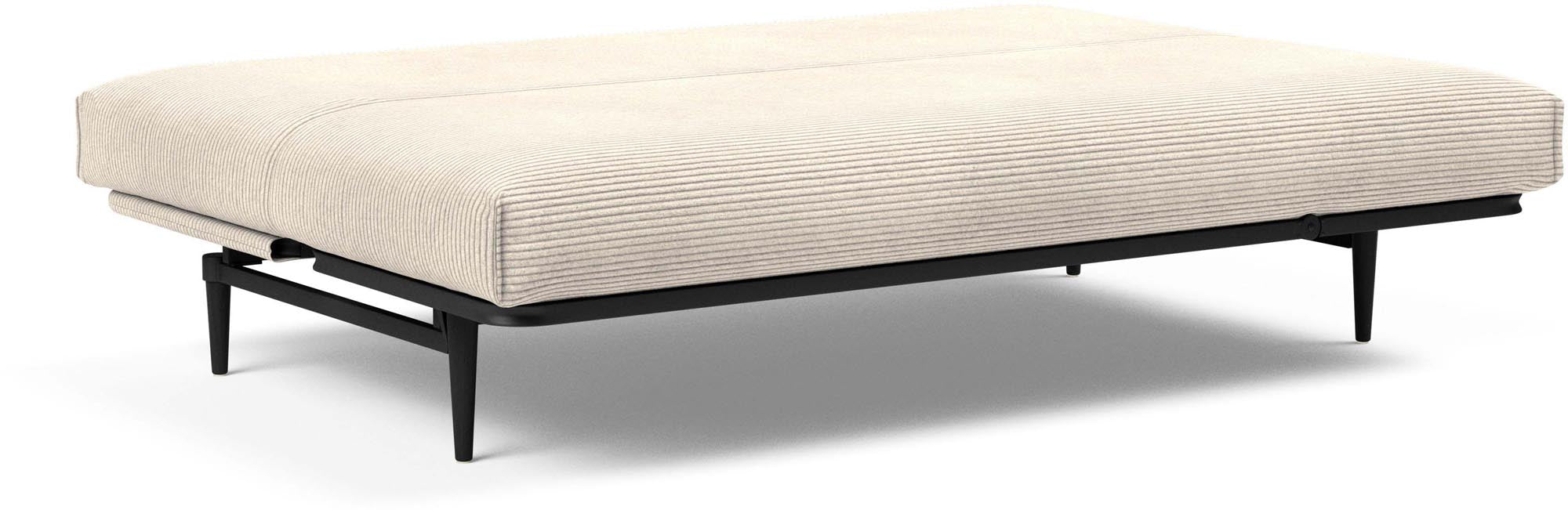 Erleben Sie das Colpus Bettsofa 140 mit elegantem Nordic Cover in Eiche schwarz – ideal für modernes Wohnen und entspannte Schlafmomente.