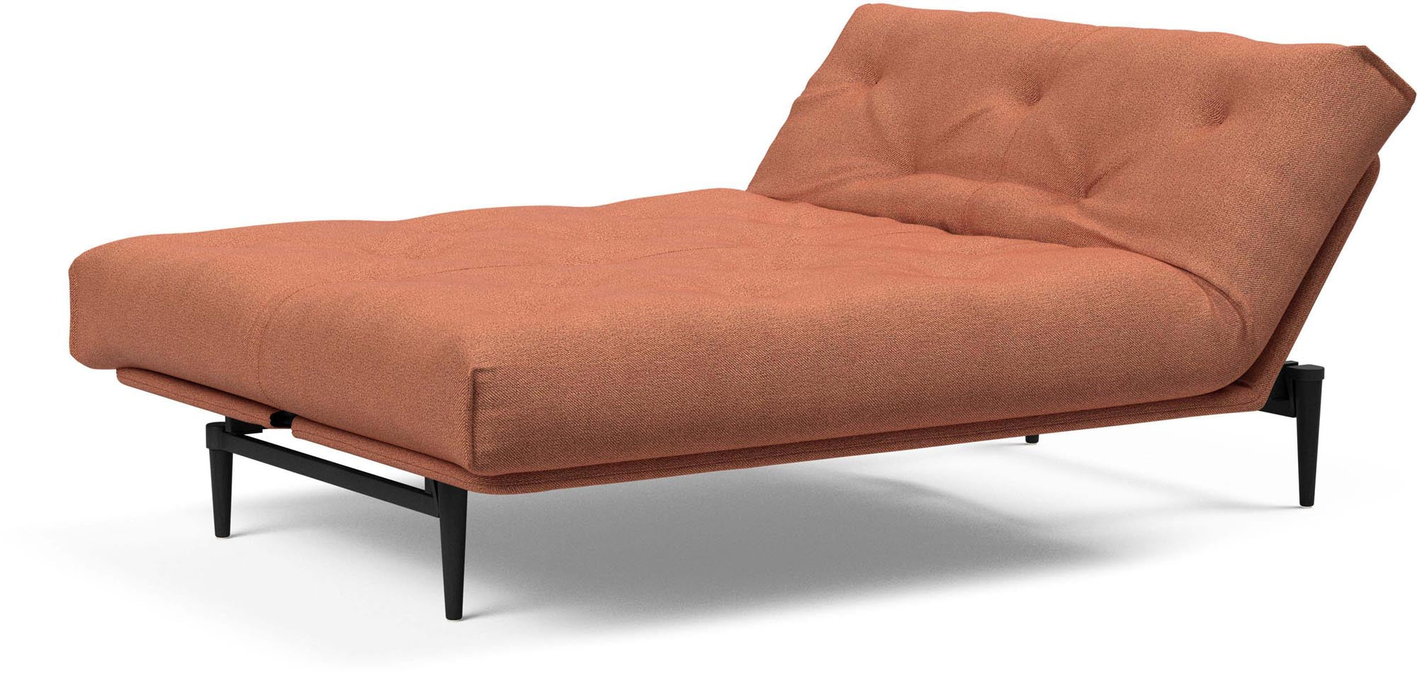 Erleben Sie das Colpus Bettsofa 140 in Nordic Eiche schwarz von Innovation Living – ein elegantes, funktionales Möbelstück für jeden Raum.