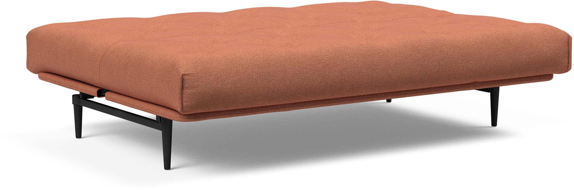 Entdecken Sie das Colpus Bettsofa 140 in Nordic Eiche schwarz von Innovation Living – stilvolles Design trifft auf vielseitige Funktionalität und Komfort.