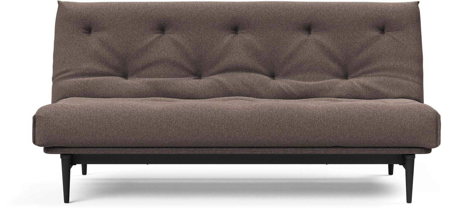 Erleben Sie das elegante Colpus Bettsofa 140 in Nordic Eiche schwarz von Innovation Living – ideal für moderne Räume und flexible Nutzung.