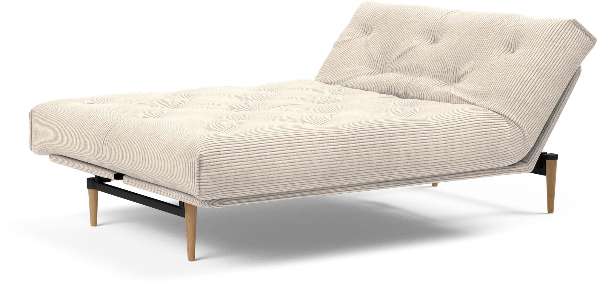 Entdecken Sie das Colpus Bettsofa 140 Nordic Latex von Innovation Living – eine perfekte Kombination aus modernem Stil und erstklassigem Schlafkomfort.