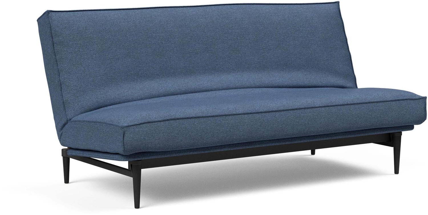 Erleben Sie das stilvolle Colpus Bettsofa 140 Sharp Plus in eleganter schwarzer Eiche von Innovation Living – ideal für jeden Wohnraum.