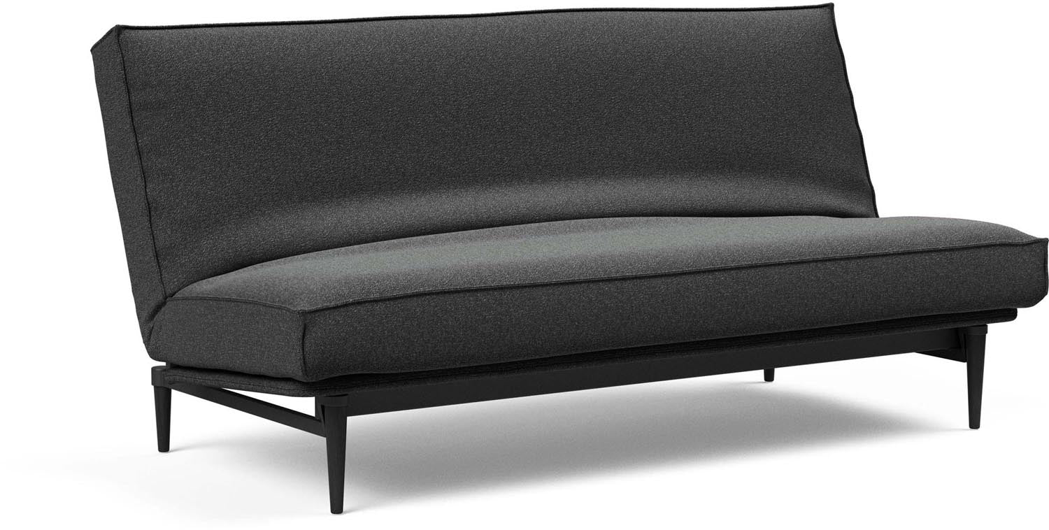 Entdecken Sie das stilvolle Colpus Bettsofa 140 Sharp Plus in edler schwarzer Eiche von Innovation Living – perfekt für moderne Wohnräume.