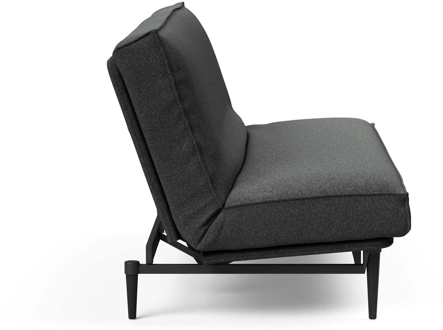 Erleben Sie das elegante Colpus Bettsofa 140 Sharp Plus in schwarzer Eiche von Innovation Living – ideal für zeitgemässe Einrichtungskonzepte.