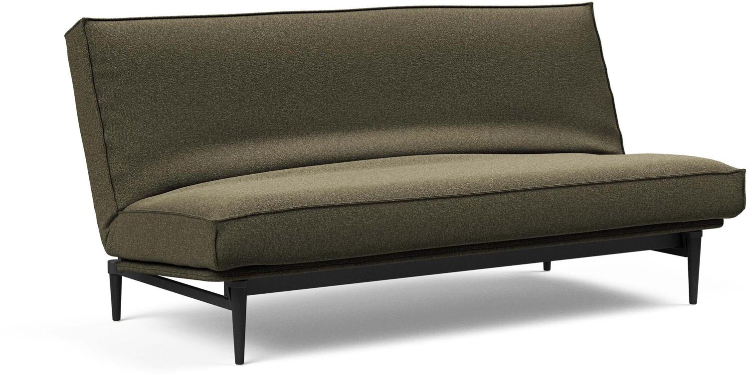 Entdecken Sie das stilvolle Colpus Bettsofa 140 Sharp Plus in edler schwarzer Eiche von Innovation Living – perfekt für moderne Wohnräume.