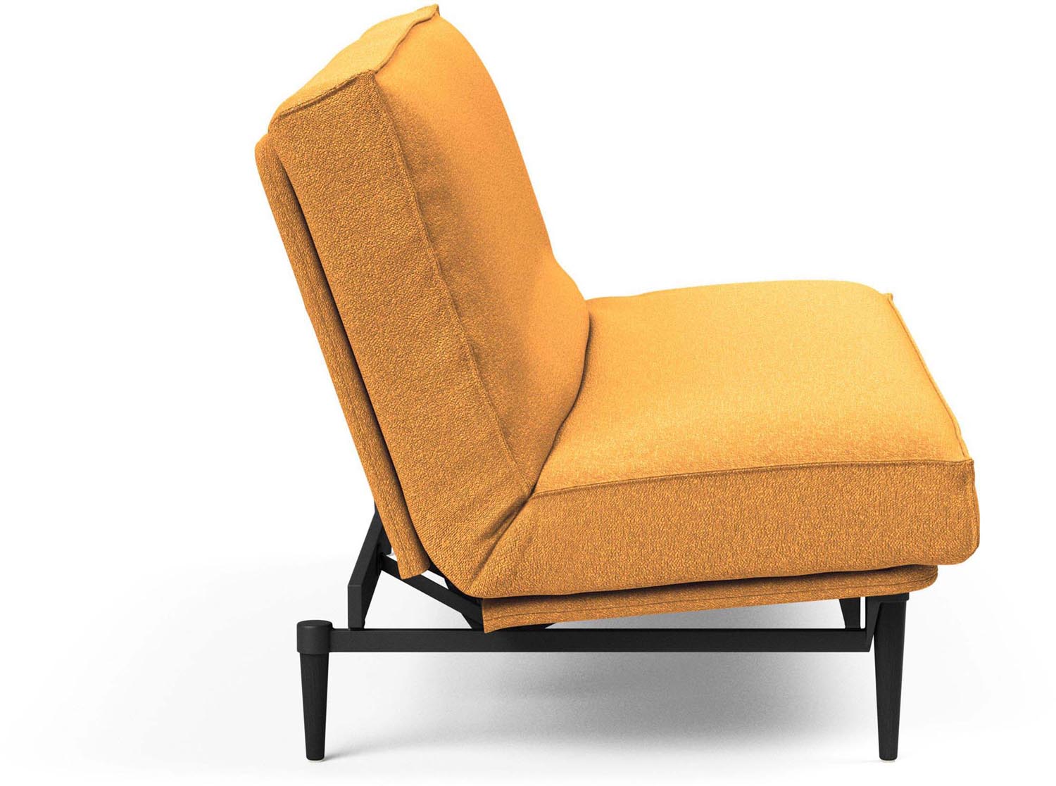 Entdecken Sie das stilvolle Colpus Bettsofa 140 Sharp Plus in edler schwarzer Eiche von Innovation Living – perfekt für moderne Wohnräume.