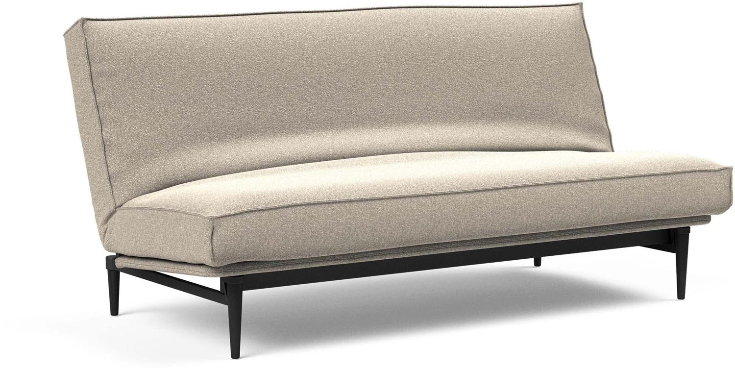 Entdecken Sie das stilvolle Colpus Bettsofa 140 Sharp Plus in edler schwarzer Eiche von Innovation Living – perfekt für moderne Wohnräume.