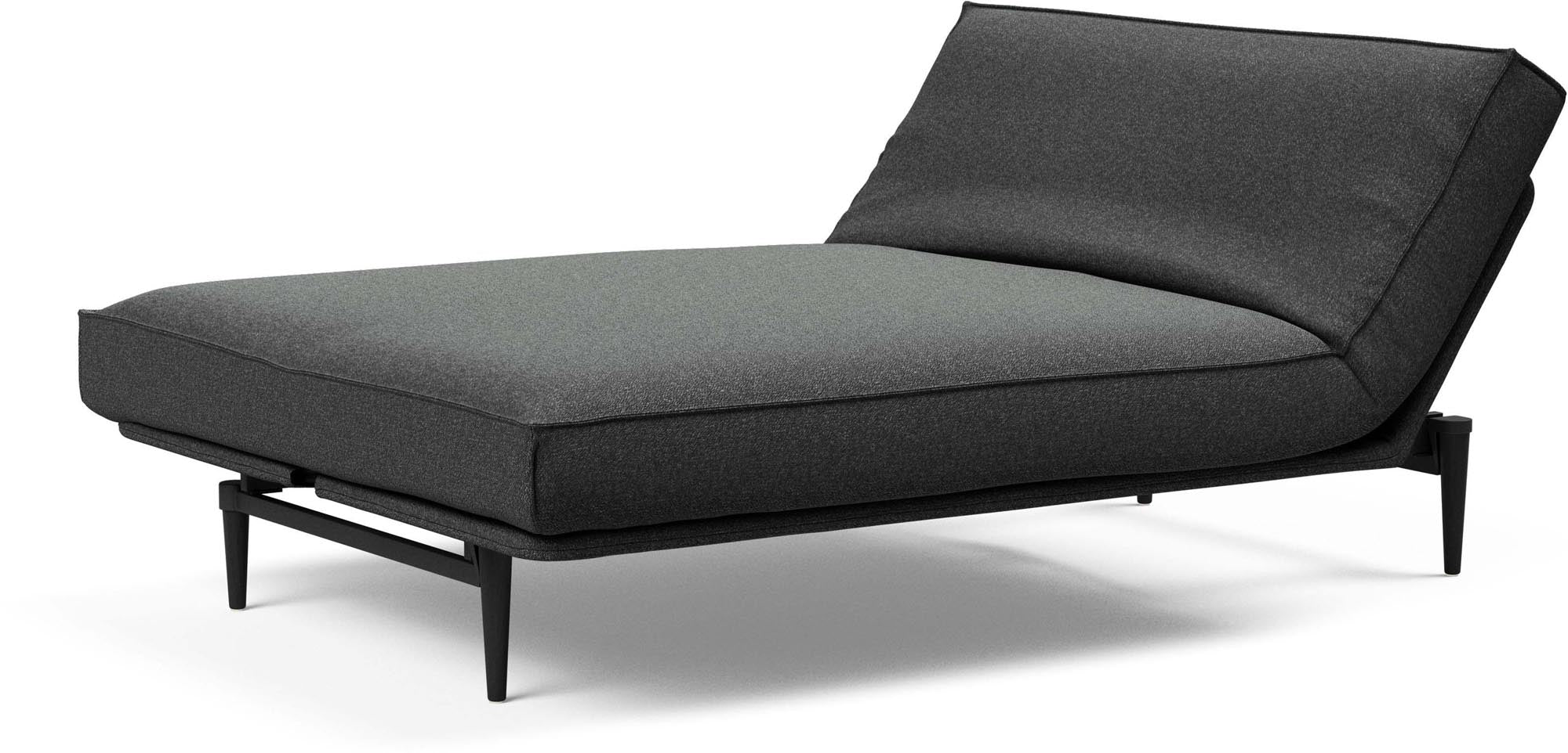 Erleben Sie das Colpus Bettsofa 140 Sharp Plus Cover in stilvollem Eiche schwarz. Perfekt für jeden Raum, bietet es Komfort und Eleganz.