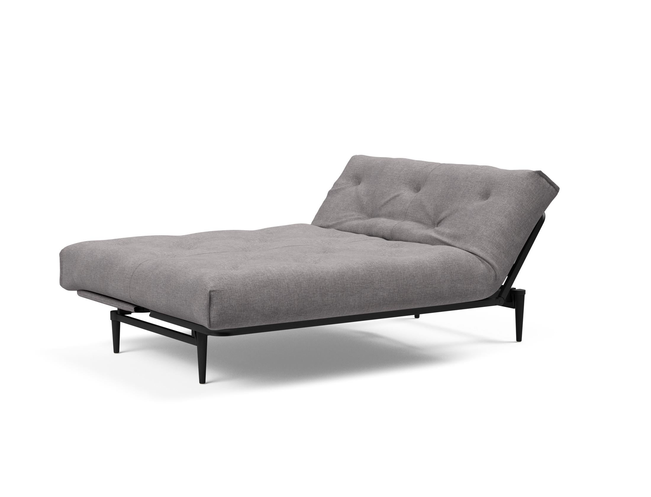 Erleben Sie das Colpus Bettsofa 140 in Nordic Eiche schwarz von Innovation Living – stilvolles Design, langlebige Materialien und vielseitige Schlafoptionen.