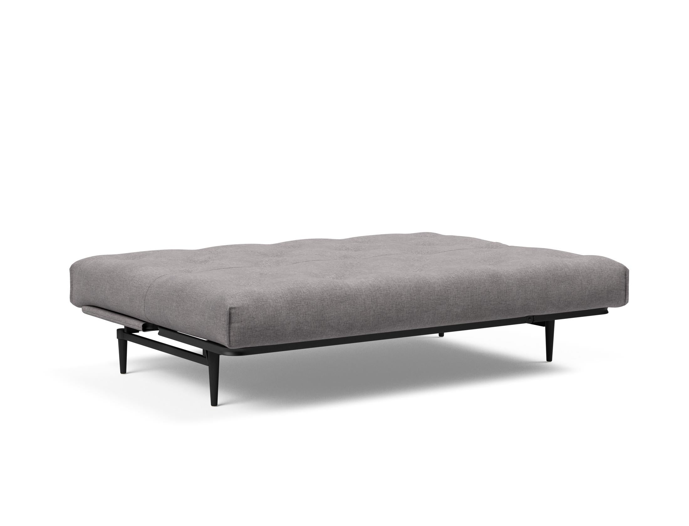 Entdecken Sie das Colpus Bettsofa 140 in Nordic Eiche schwarz von Innovation Living – modernes Design, hohe Funktionalität und individuellen Schlafkomfort.