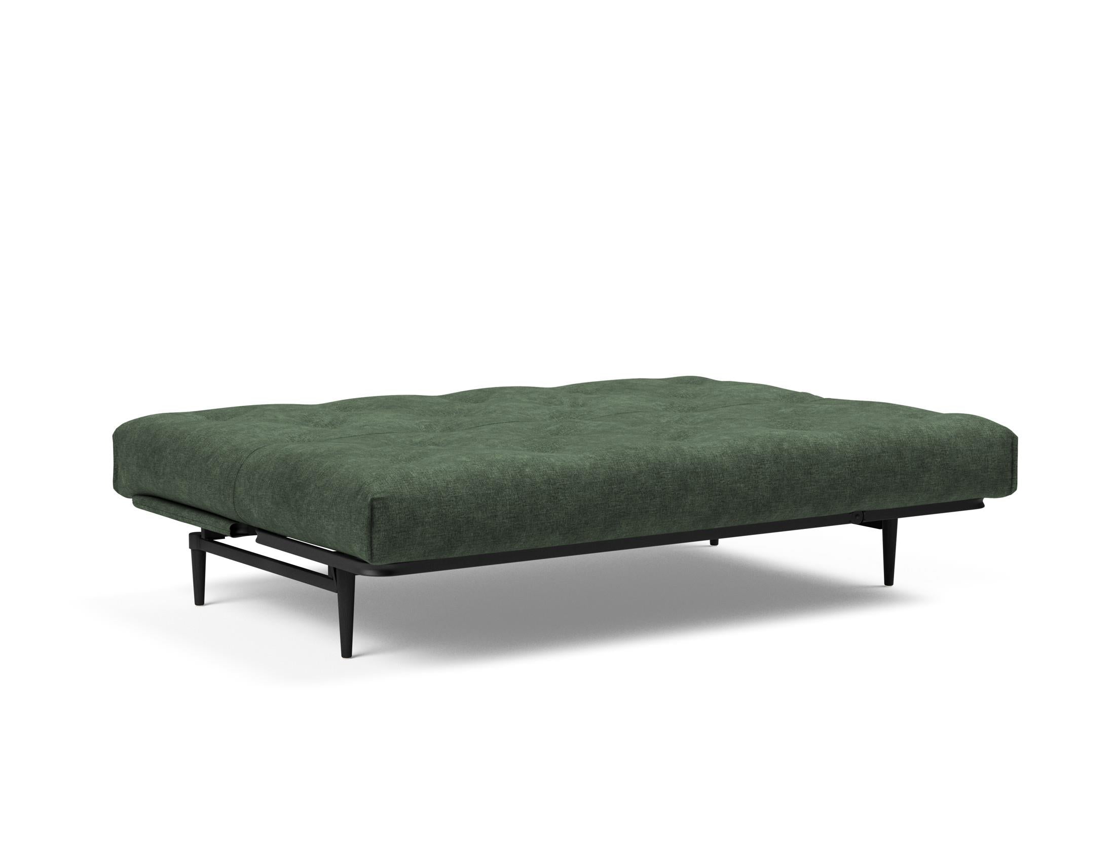 Entdecken Sie das Colpus Bettsofa 140 in Nordic Eiche schwarz von Innovation Living – modernes Design, langlebige Materialien und individuelle Schlafkomfortlösungen.