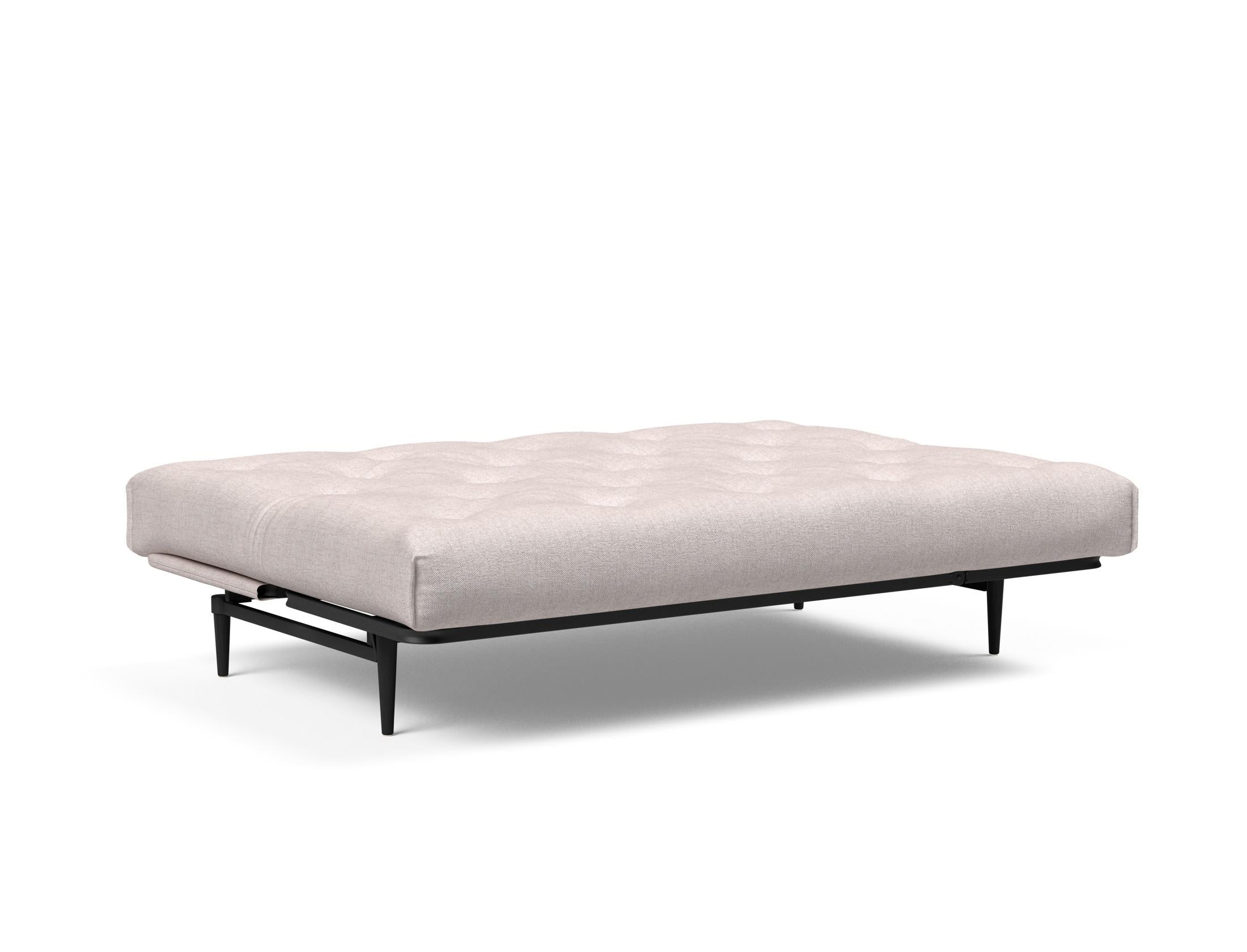 Entdecken Sie das Colpus Bettsofa 140 in Nordic Eiche schwarz von Innovation Living – modernes Design, hohe Funktionalität und individuellen Schlafkomfort.