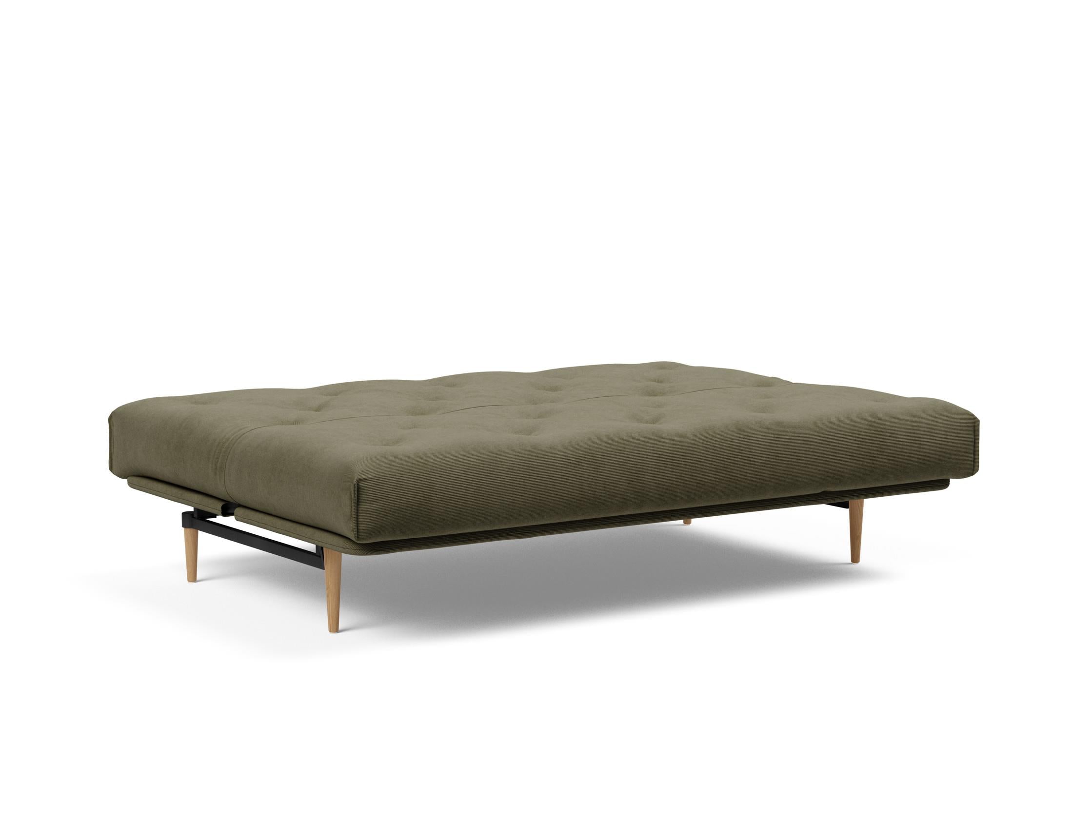 Erleben Sie das Colpus Bettsofa 140 Nordic: Stilvolles Möbelstück mit Soft Spring Matratze und praktischem, abnehmbarem Bezug für höchsten Komfort.