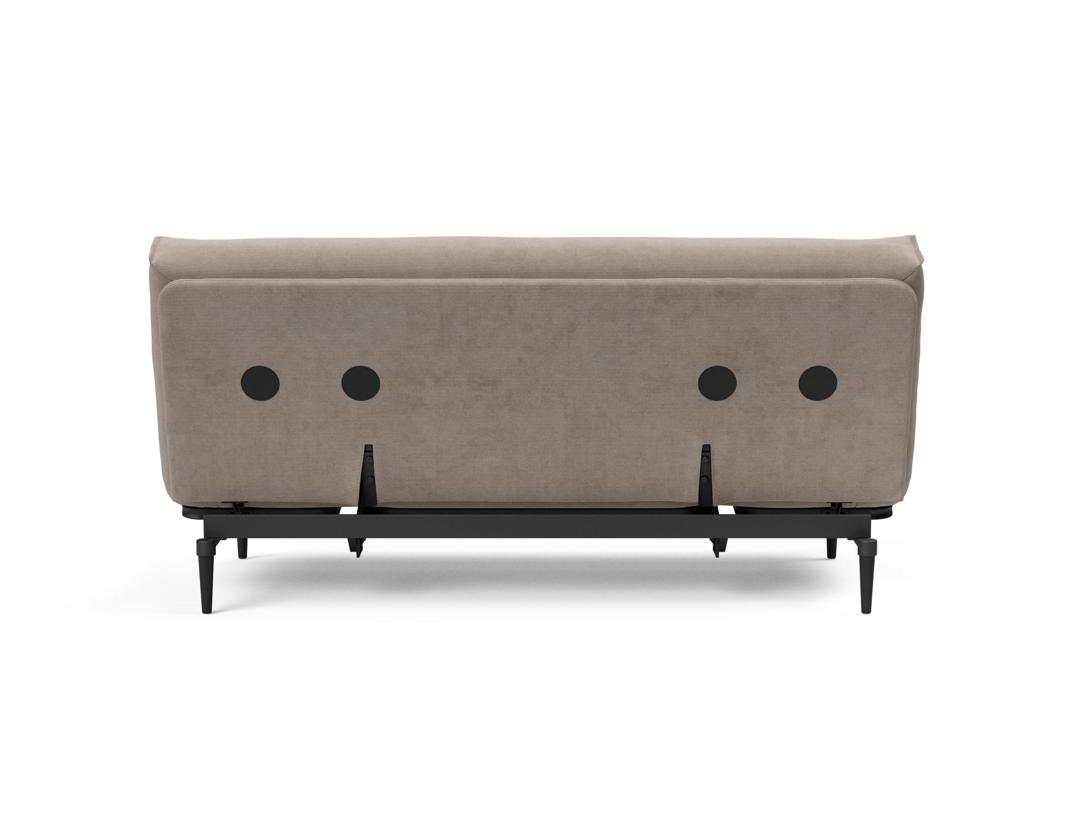Entdecken Sie das Colpus Bettsofa 140 in Nordic Eiche schwarz von Innovation Living – perfekter Komfort und modernes Design für Ihr Zuhause.