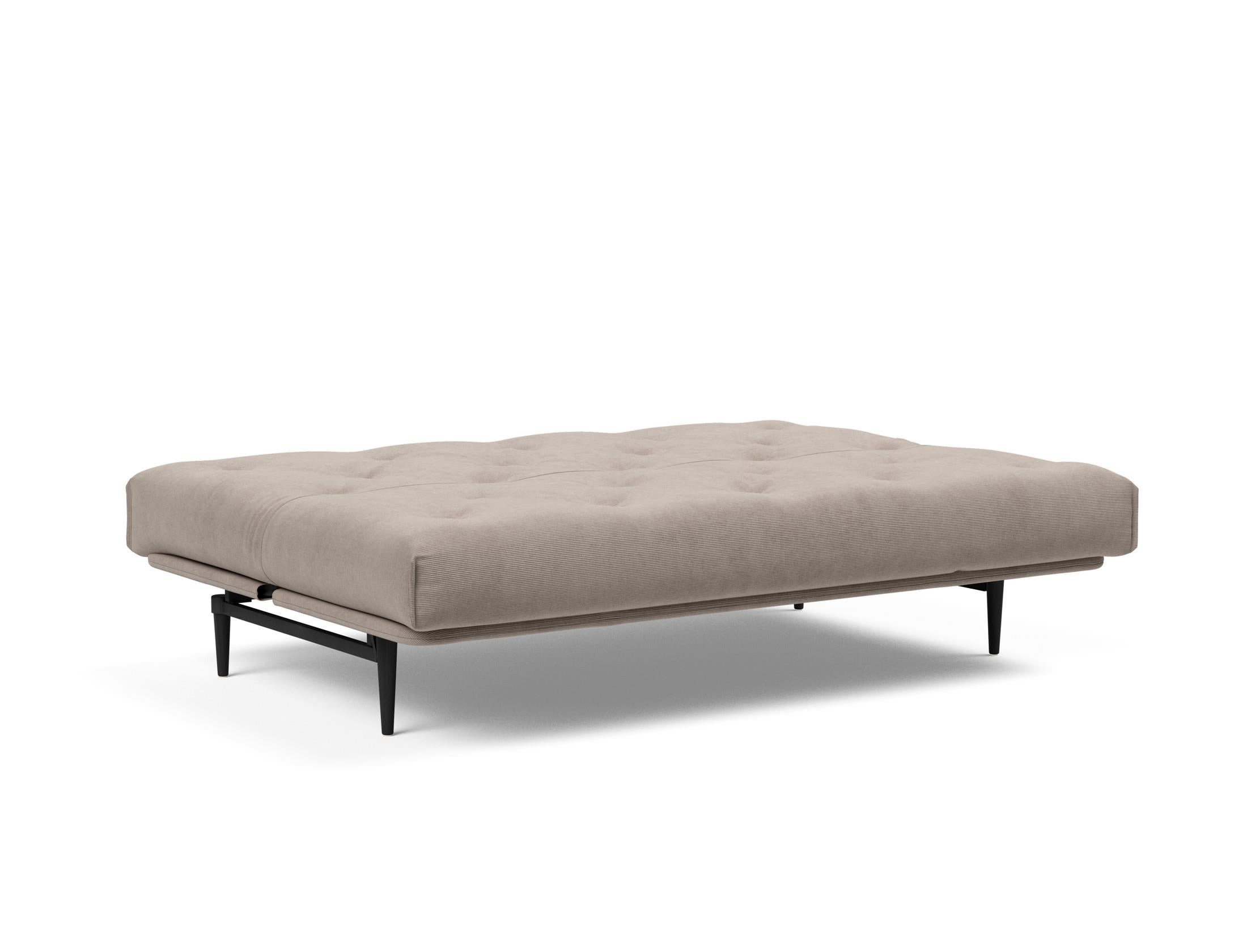 Entdecken Sie das Colpus Bettsofa 140 in Nordic Eiche schwarz – stilvolles Design trifft auf multifunktionalen Komfort für Ihr Zuhause.