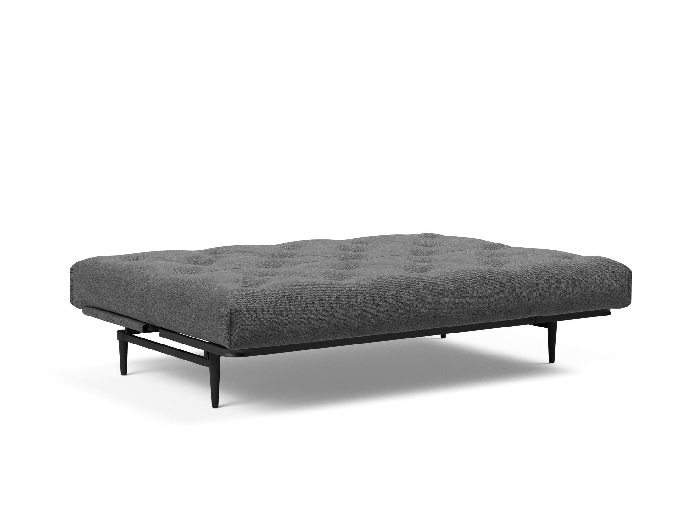 Entdecken Sie das Colpus Bettsofa 140 in Nordic Eiche schwarz von Innovation Living – modernes Design, hohe Funktionalität und individuellen Schlafkomfort.