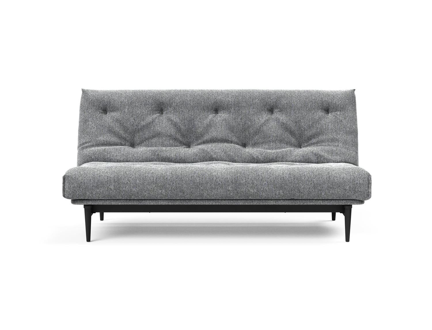 Erleben Sie das Colpus Bettsofa 140 in Nordic Eiche schwarz – ein elegantes Möbelstück, das als Sofa und Bett höchsten Komfort bietet.