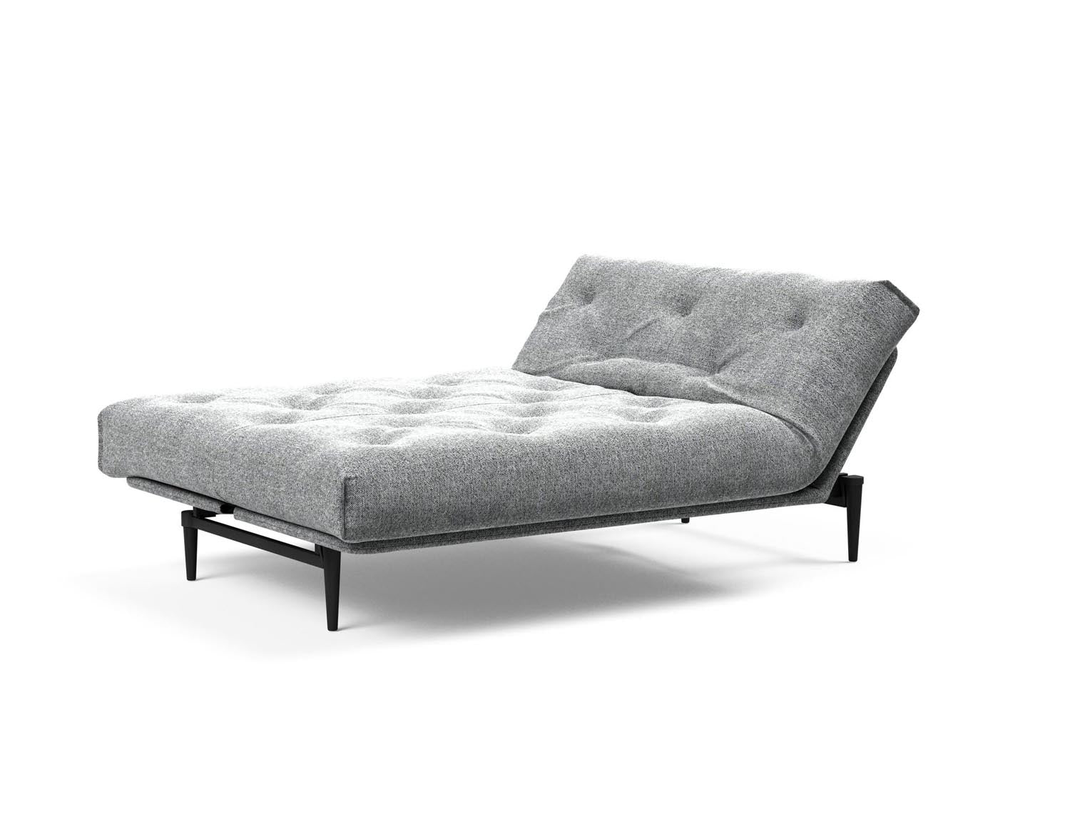 Erleben Sie das Colpus Bettsofa 140 in Nordic Eiche schwarz – ein elegantes Möbelstück, das als Sofa und Bett höchsten Komfort bietet.