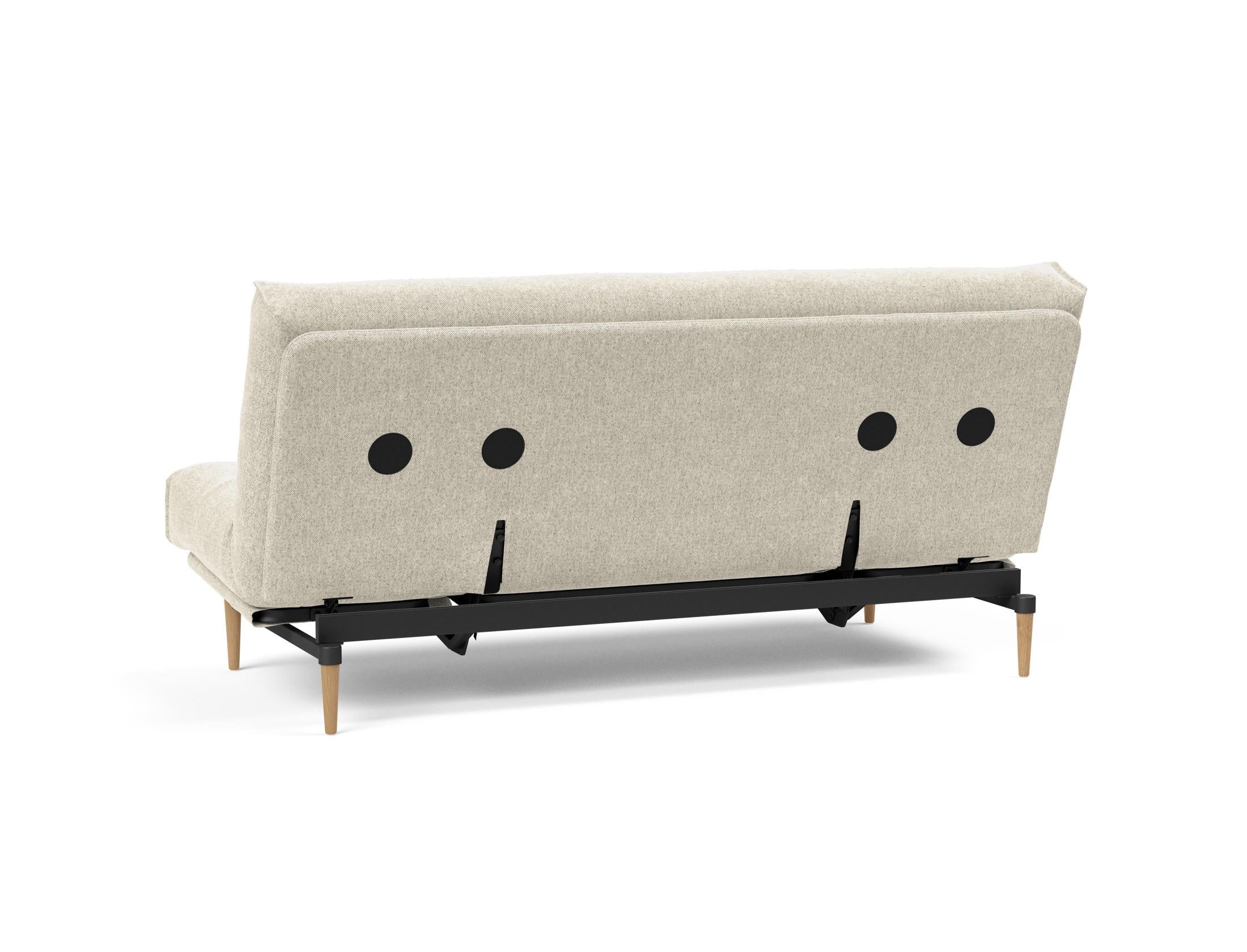 Entdecken Sie das Colpus Bettsofa 140 Nordic: Elegantes Design, weiche Federkernmatratze und abnehmbarer Bezug für optimalen Komfort und Langlebigkeit.
