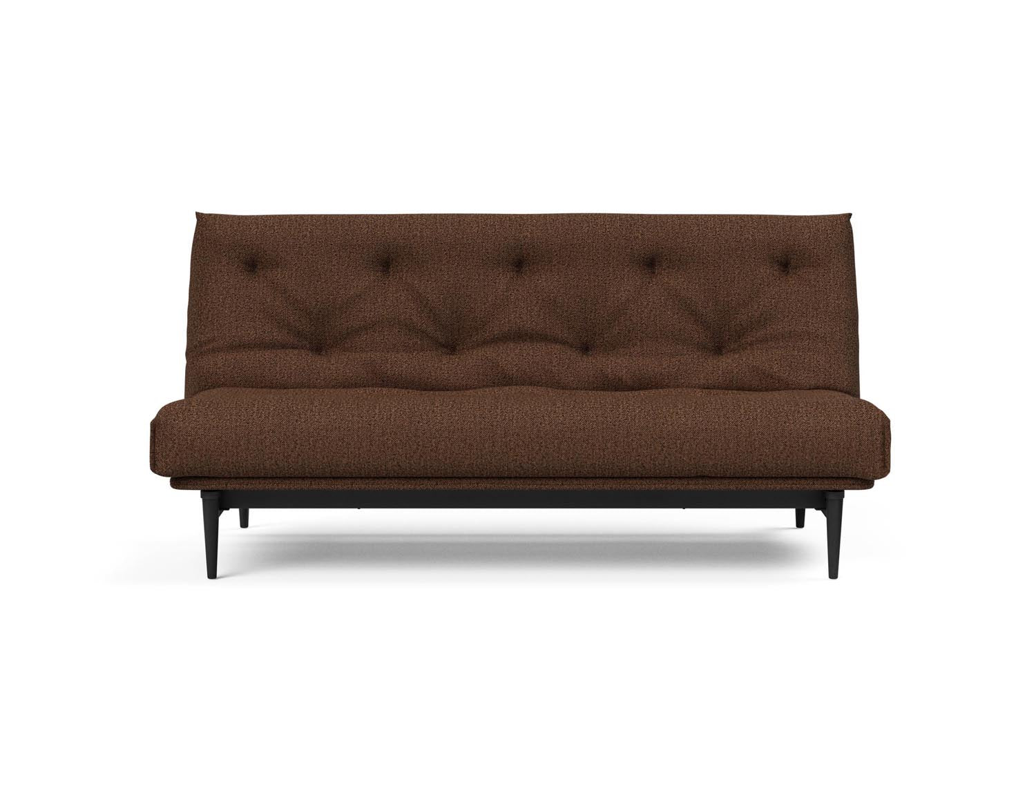Erleben Sie das Colpus Bettsofa 140 in Nordic Eiche schwarz – ein elegantes Möbelstück, das als Sofa und Bett höchsten Komfort bietet.