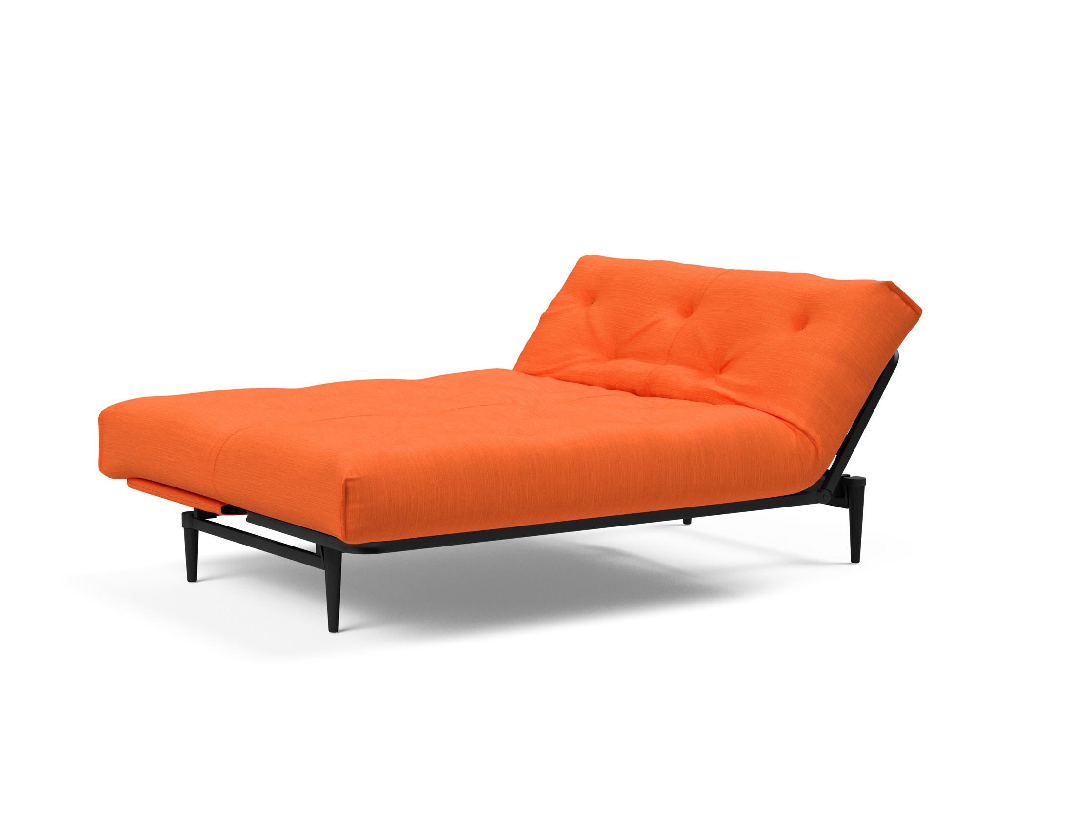 Erleben Sie das Colpus Bettsofa 140 in Nordic Eiche schwarz von Innovation Living – stilvolles Design, langlebige Materialien und vielseitige Schlafoptionen.