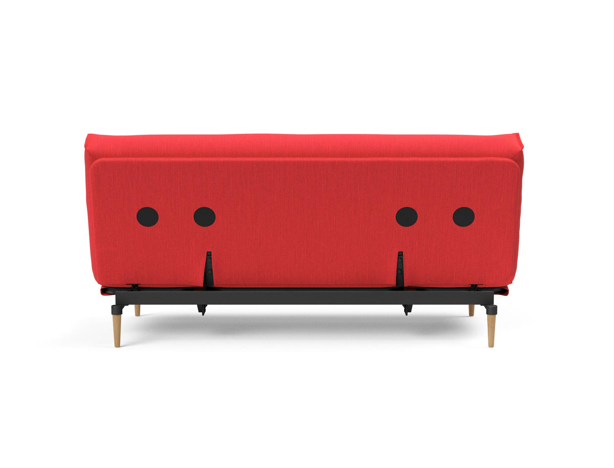 Colpus Bettsofa 140 Nordic mit Gestellbezug Soft Spring in 511 Elegance Red präsentiert im Onlineshop von KAQTU Design AG. Bettsofa ist von Innovation Living