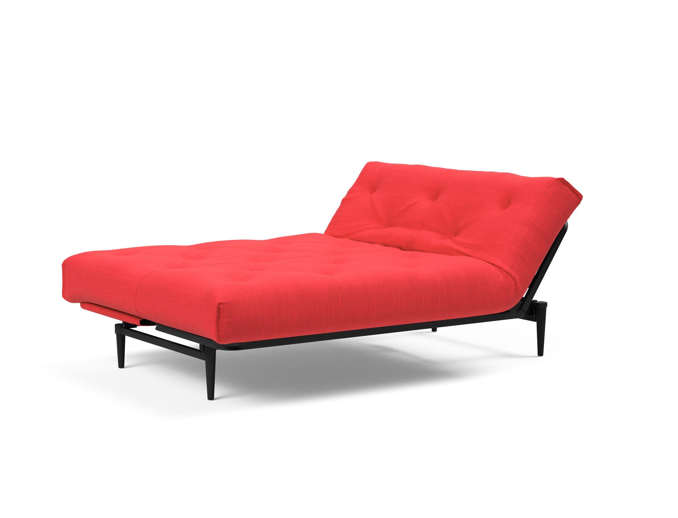 Erleben Sie das Colpus Bettsofa 140 in Nordic Eiche schwarz von Innovation Living – stilvolles Design, langlebige Materialien und vielseitige Schlafoptionen.