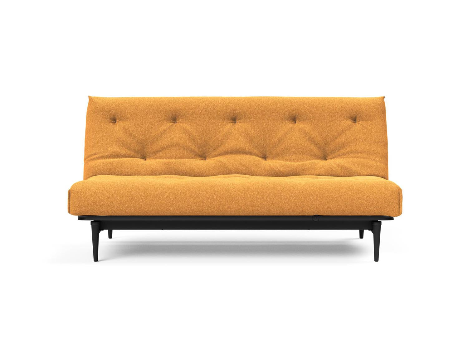 Modernes Colpus Bettsofa in Nordic Eiche schwarz, perfekt für kleine Räume, bietet Komfort und elegantes Design für jeden Wohnstil.
