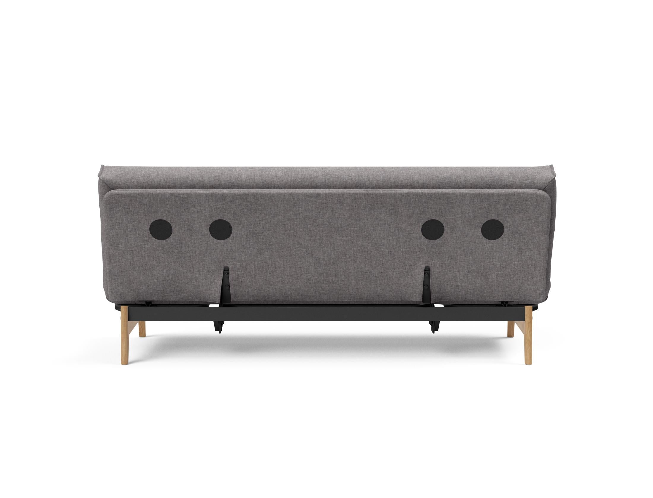 Erleben Sie das Aslak 120 Bettsofa Nordic Cover Soft Spring von Innovation Living – eine perfekte Kombination aus modernem Stil und optimalem Schlafkomfort.