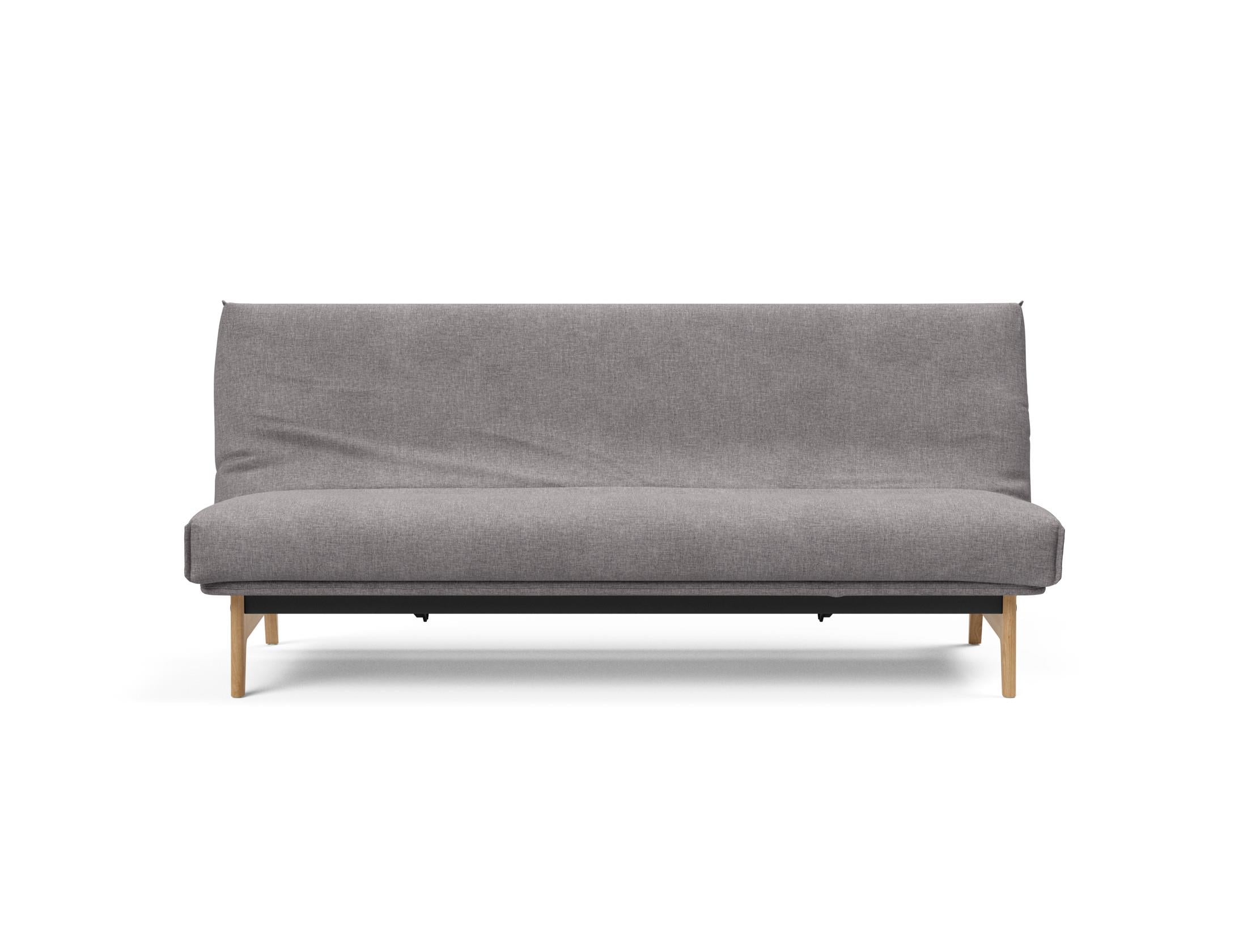 Entdecken Sie das Aslak 120 Bettsofa Nordic Cover: minimalistisches Design, außergewöhnlicher Komfort mit Soft Spring-Matratze und nachhaltiger Qualität.