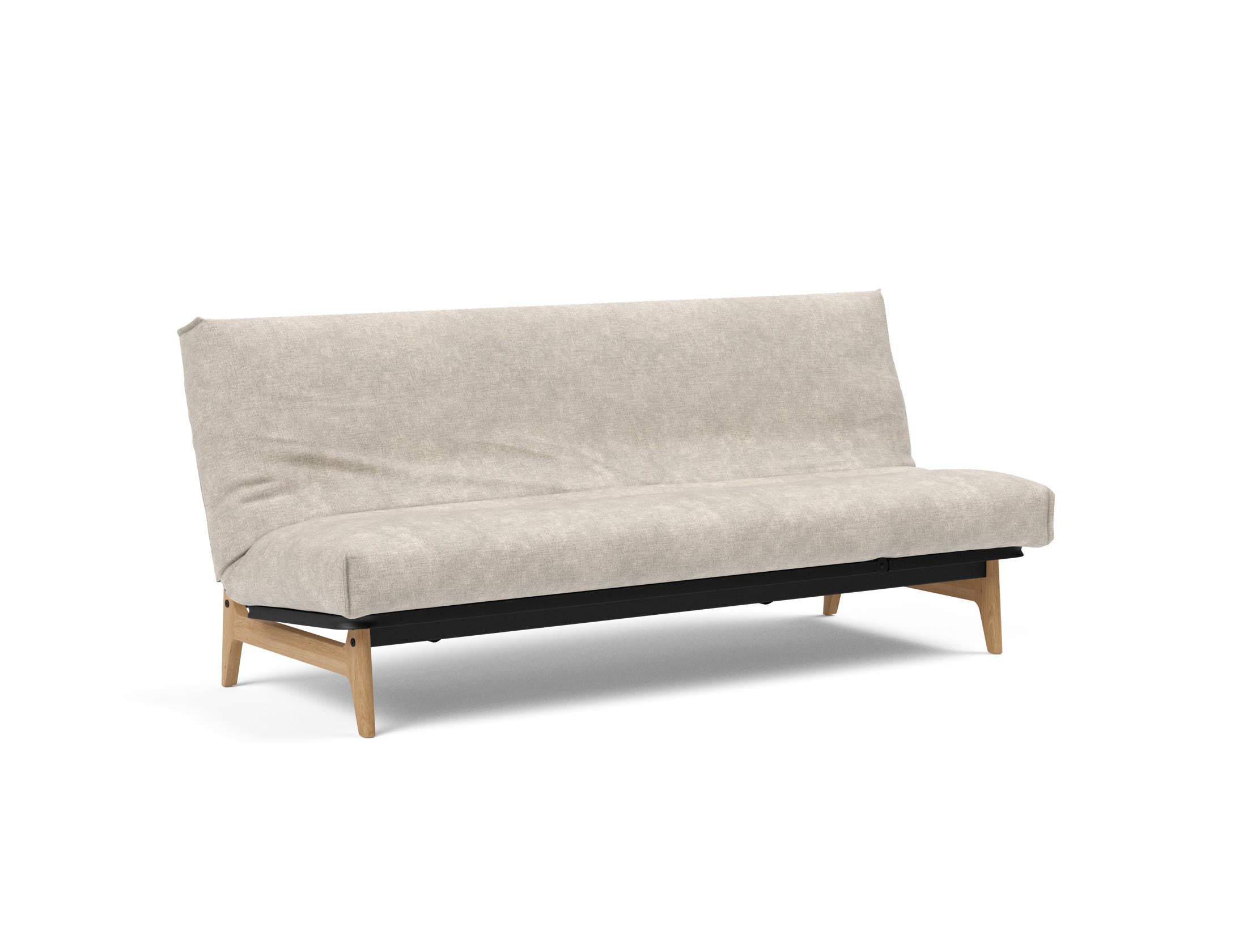Erleben Sie das Aslak 120 Bettsofa Nordic Cover Soft Spring von Innovation Living – eine perfekte Kombination aus modernem Stil und optimalem Schlafkomfort.