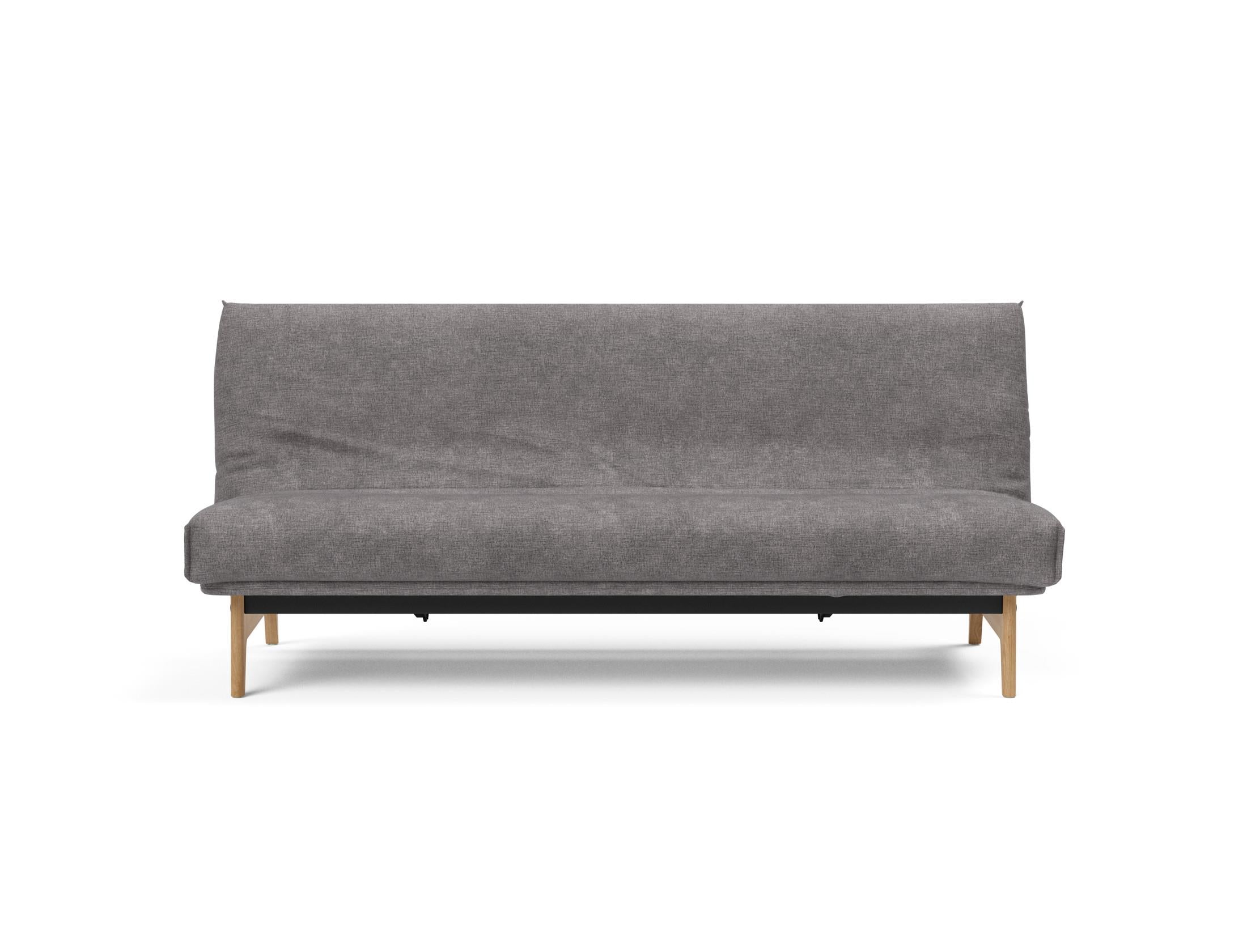 Entdecken Sie das Aslak 120 Bettsofa Nordic Cover: minimalistisches Design, außergewöhnlicher Komfort mit Soft Spring-Matratze und nachhaltiger Qualität.