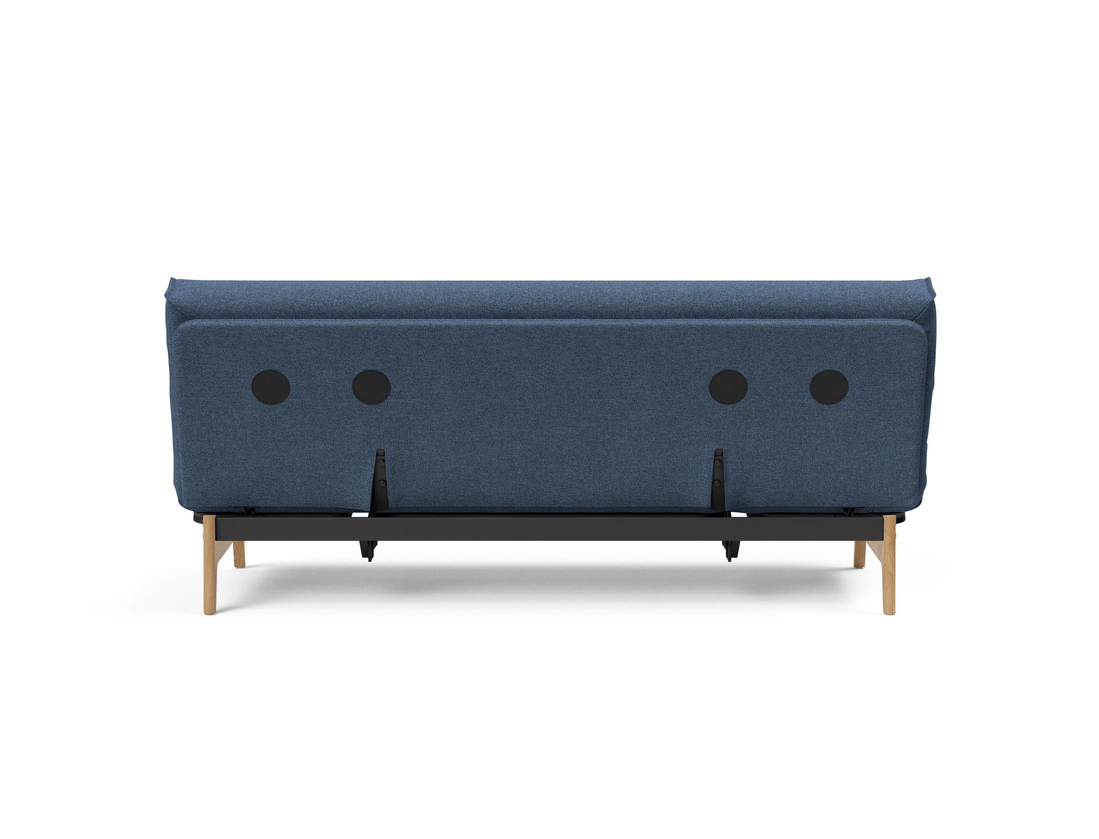 Erleben Sie das Aslak 120 Bettsofa Nordic Cover: skandinavische Eleganz, weiche Soft Spring-Matratze und umweltfreundliche Langlebigkeit.