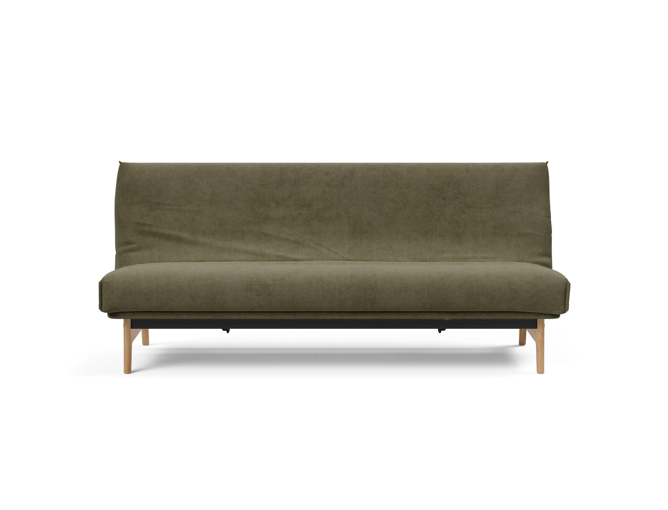 Entdecken Sie das Aslak 120 Bettsofa Nordic Cover: minimalistisches Design, außergewöhnlicher Komfort mit Soft Spring-Matratze und nachhaltiger Qualität.
