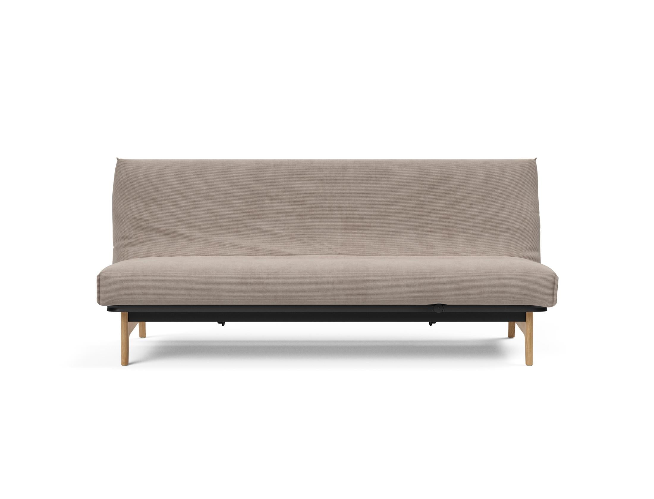 Entdecken Sie das Aslak 120 Bettsofa Nordic Cover Soft Spring von Innovation Living – stilvolles Design trifft auf höchsten Schlafkomfort.
