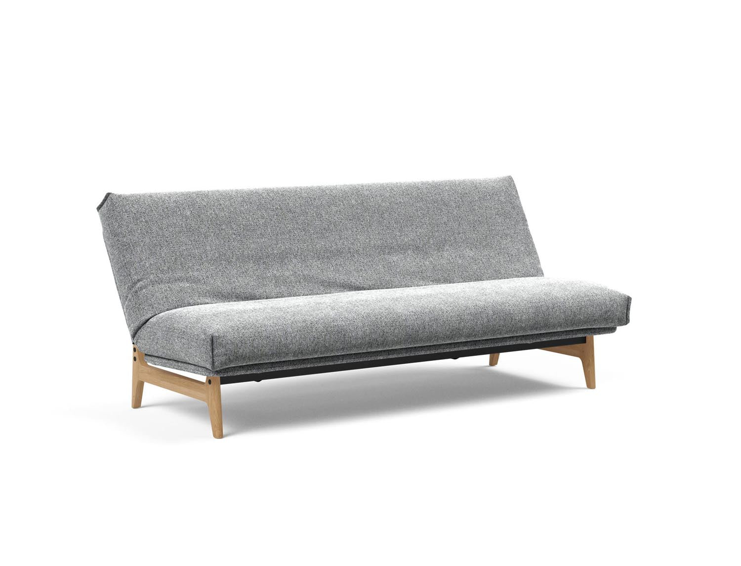 Erleben Sie das Aslak 120 Bettsofa Nordic Cover: skandinavische Eleganz, weiche Soft Spring-Matratze und umweltfreundliche Langlebigkeit.