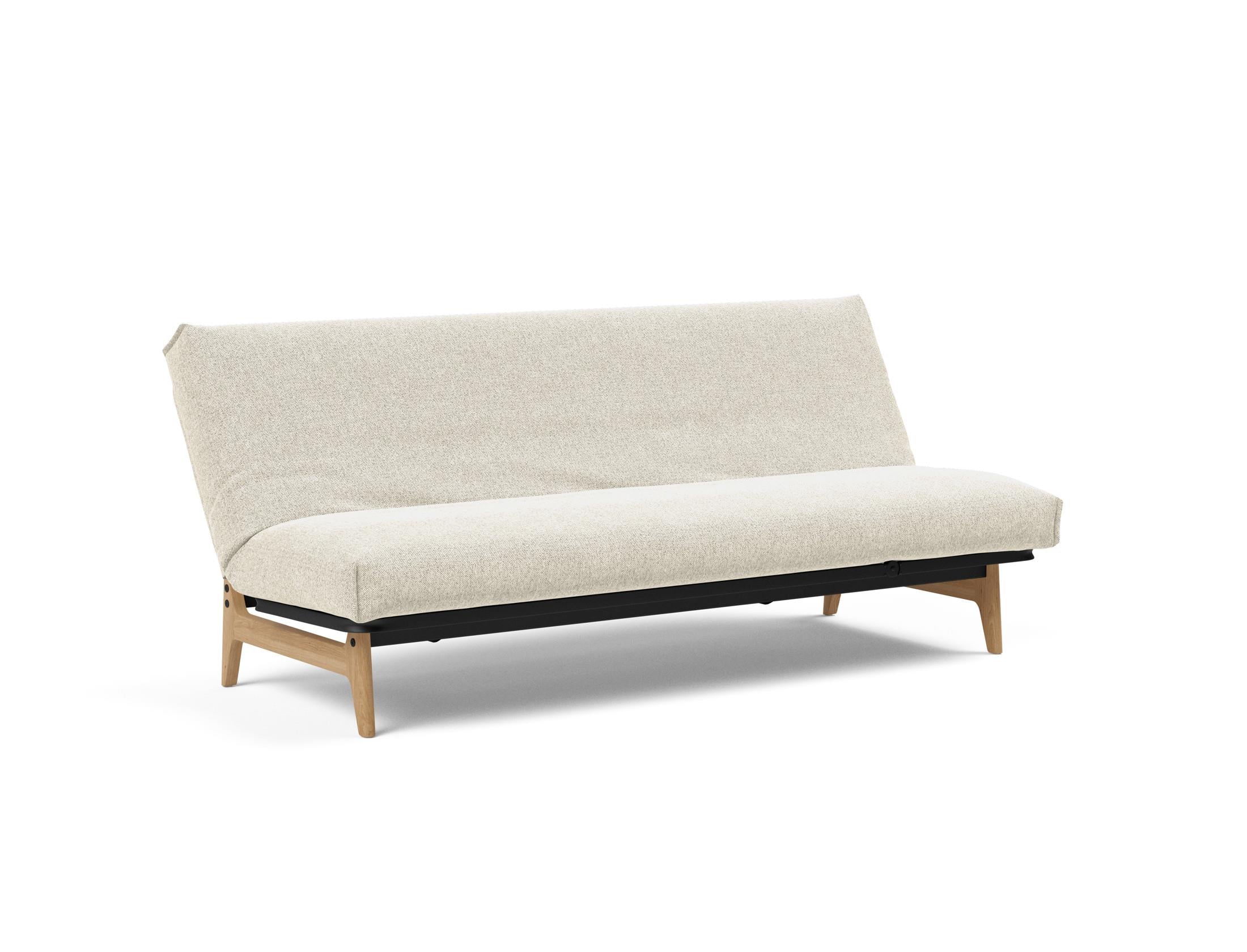 Erleben Sie das Aslak 120 Bettsofa Nordic Cover Soft Spring – eine stilvolle Kombination aus skandinavischem Design und herausragendem Schlafkomfort.