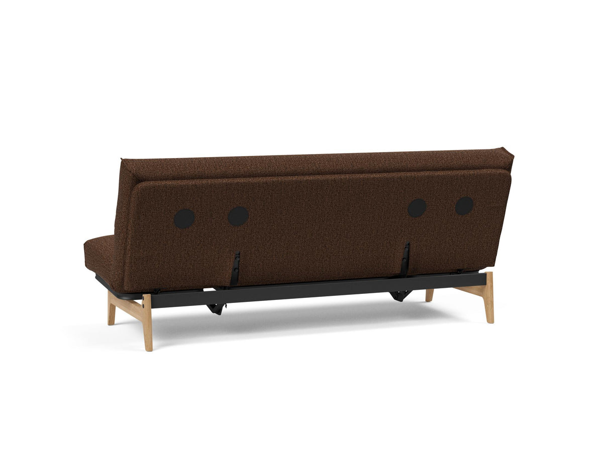 Aslak 120 Bettsofa Nordic Cover Soft Spring in 359 Taura Cappuccino präsentiert im Onlineshop von KAQTU Design AG. Bettsofa ist von Innovation Living