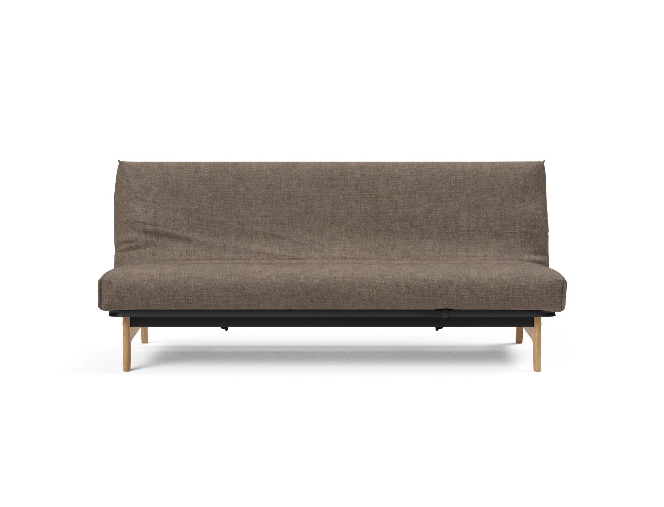 Entdecken Sie das Aslak 120 Bettsofa Nordic Cover Soft Spring von Innovation Living – stilvolles Design trifft auf höchsten Schlafkomfort.