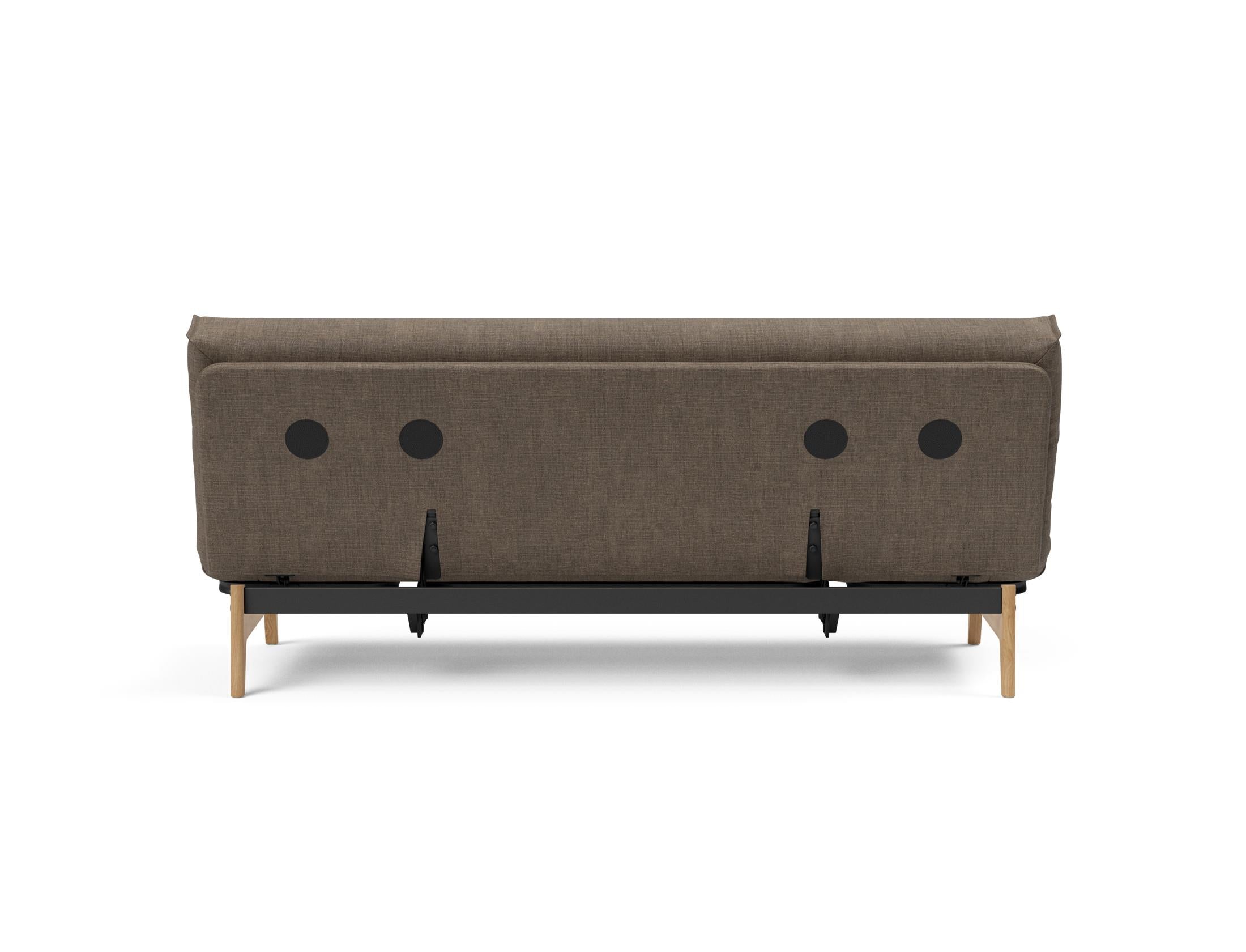 Erleben Sie das Aslak 120 Bettsofa Nordic Cover Soft Spring von Innovation Living – eine perfekte Kombination aus modernem Stil und bequemem Schlafplatz.