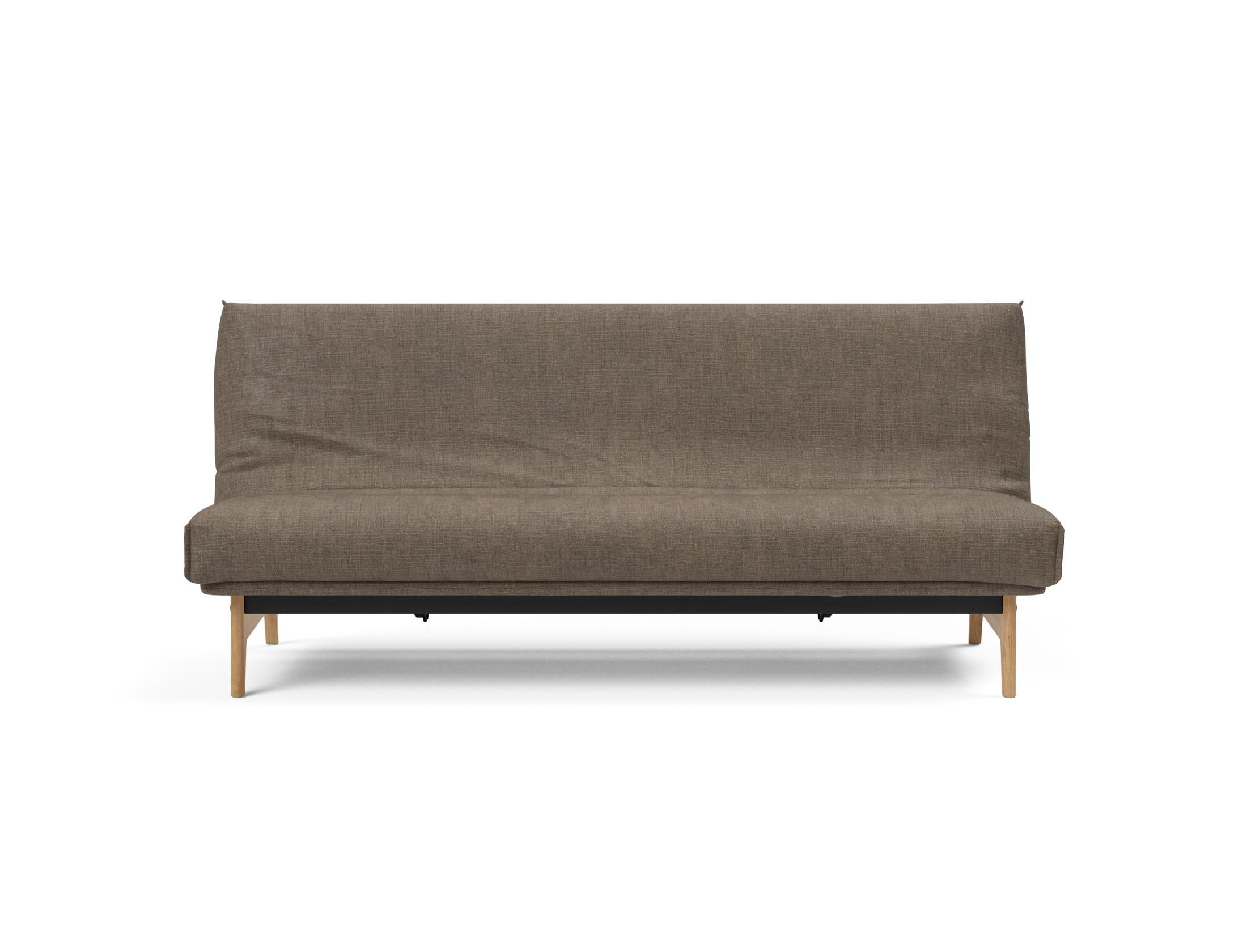 Entdecken Sie das Aslak 120 Bettsofa Nordic Cover: minimalistisches Design, außergewöhnlicher Komfort mit Soft Spring-Matratze und nachhaltiger Qualität.