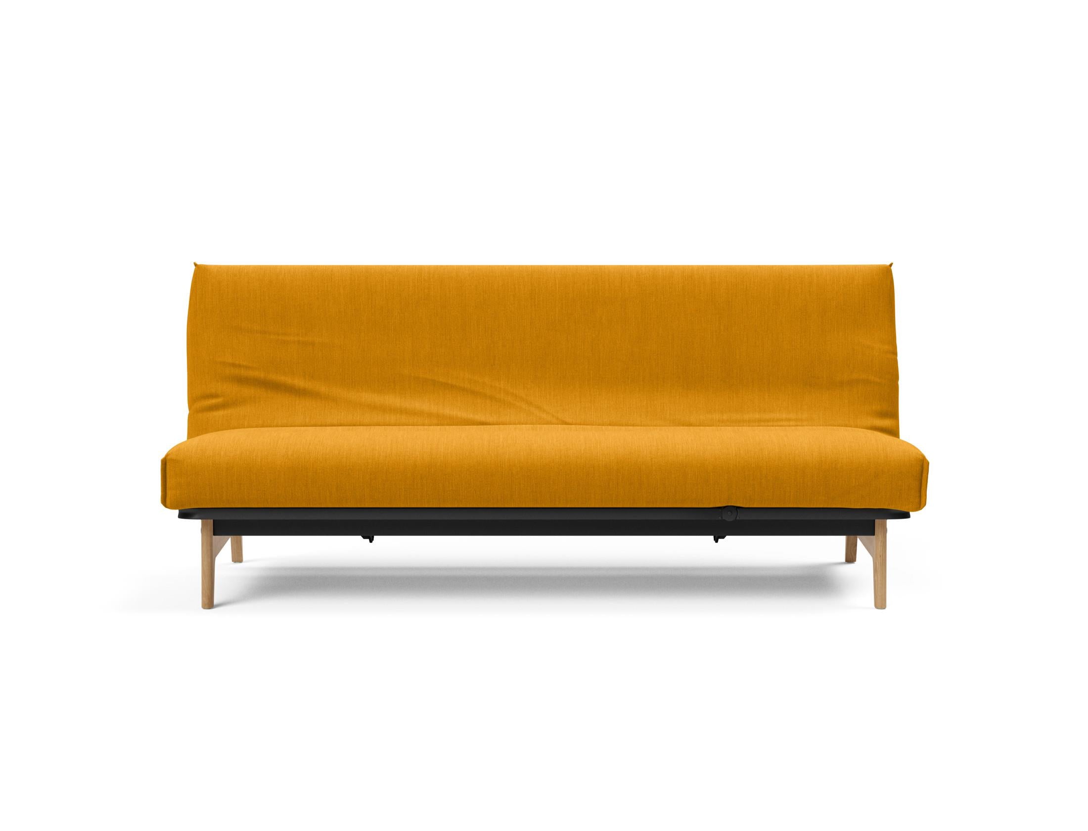 Entdecken Sie das Aslak 120 Bettsofa Nordic Cover Soft Spring von Innovation Living – stilvolles Design trifft auf höchsten Schlafkomfort.